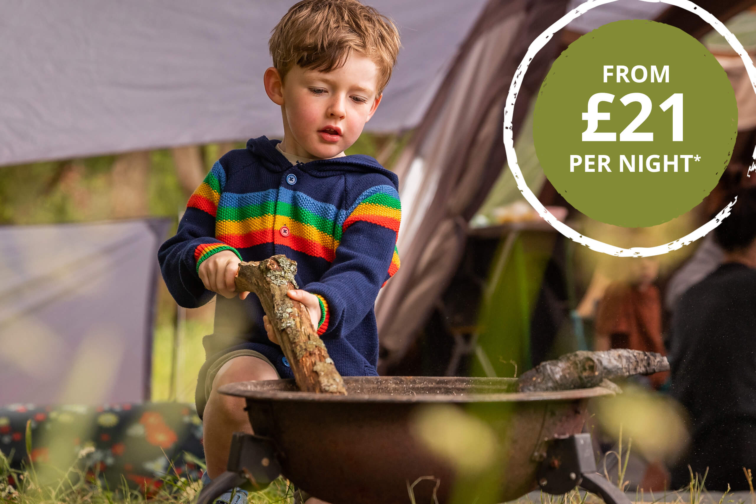 Camping at Burnbake, Dorset from £21 per night