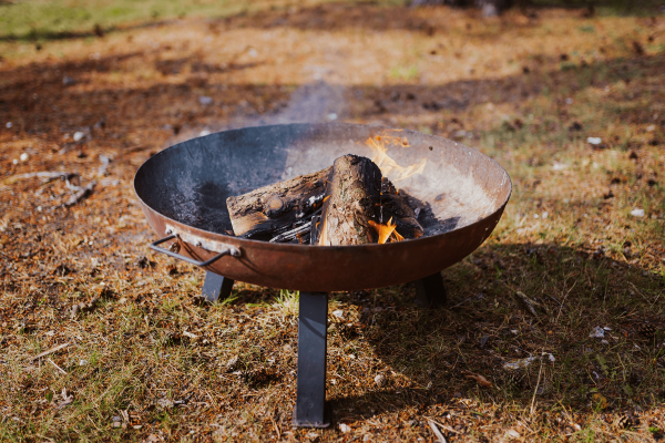 Burnbake campsite fire