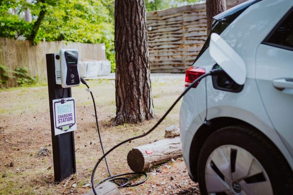 Electric Vehicle Charging point at Burnbake