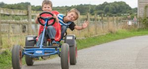 Farmer Palmers Dorset Boys On Go Kart